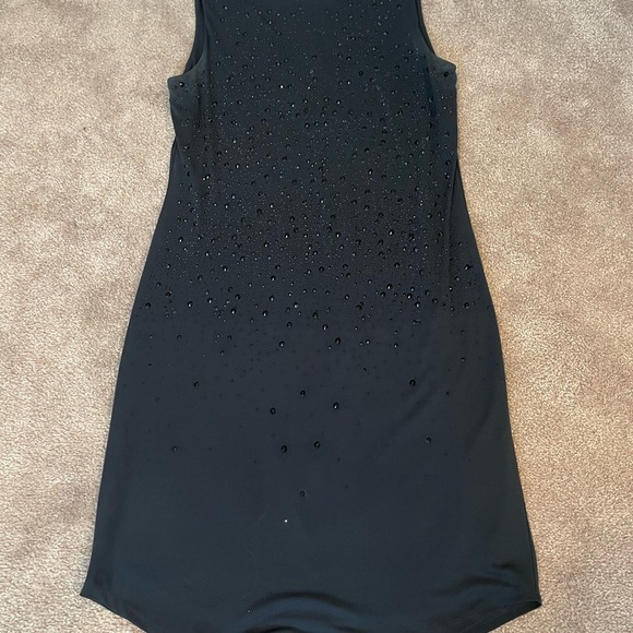 NAVY BLUE Beaded Formal Dress, Size Medium - Picture 2 of 4